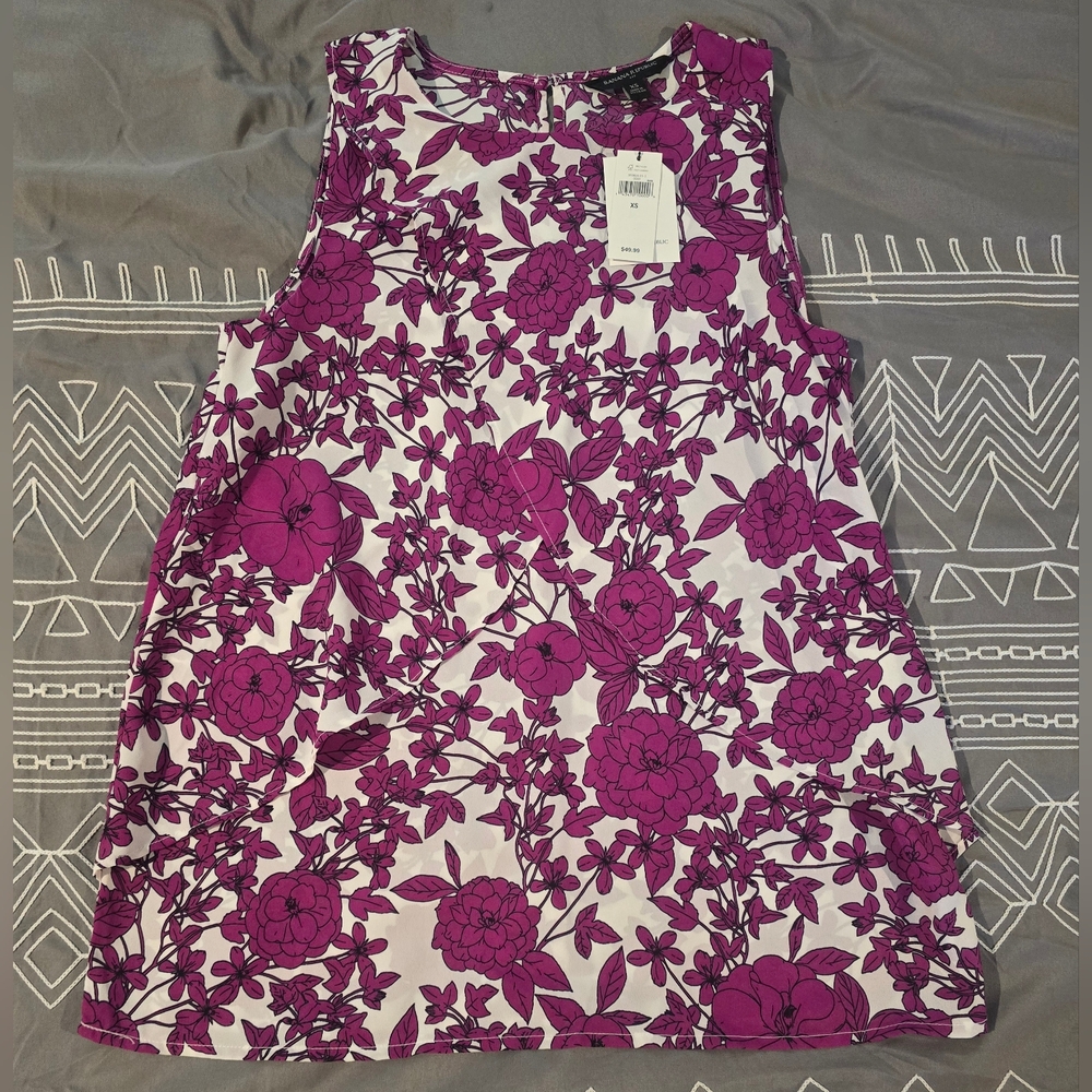 Banana Republic Lightweight Floral Tank Top Size XS